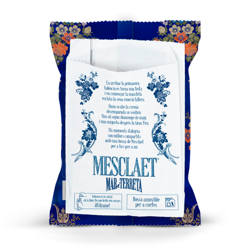Mockup trasera con bolsa mesclaet valenciano 1500